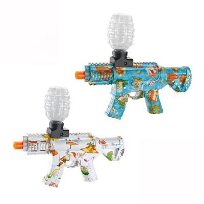 China Electronic Toy Wholesale Cheap Automatic Boys Girls Gift Shooting Electric Plastic Gun Colorful Christmas Mini Ak Gel Blaster Gun For Boys for sale