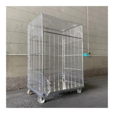 China Time And Labor Saving Industrial Logistics Corrosion Resistant Foldable Trolley for sale