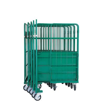 China Time And Labor Saving Stainless Steel Warehouse Supply Chain Trolley For Warehouse for sale