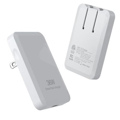 China QC 3.0 Mini Quick Charger GaN Fast Slim Universal Quick Charger Mobile Phone Charger for sale