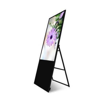 China Advertising Playing Advertising Totem Machine Super Ultra Thin Digital Poster Smart Digital Signage And Display Touch Monitor for sale