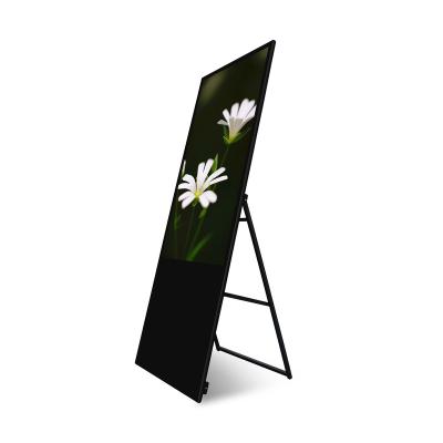 China Indoor Outdoor Removable LCD Monitor Advertising Electronic Display Sign Board Floor Stand HD Digital Screen for sale