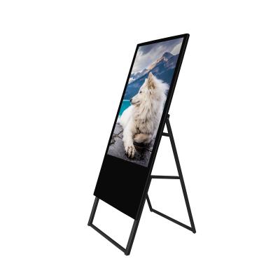 China Indoor Floor Stand Activity Android Poster Digital LCD Advertising Display Players Touch Screen Monitor Signage For Clothing Store for sale