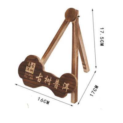 China China Hot Selling Pu-erh Tea Cake Display Stand Solid Wood Saucer Stand Tea Cake Stand for sale