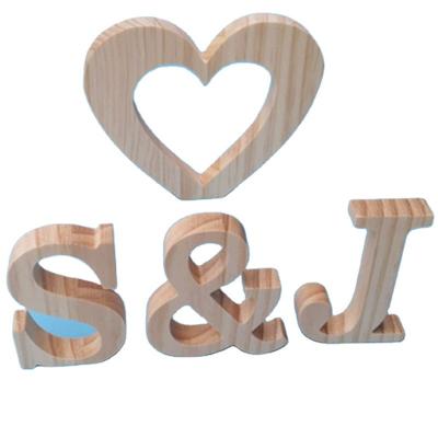 China USA Can Be Customized English Letters Small Pendant Decoration Pieces Made Of Solid Wood Home Decorations for sale