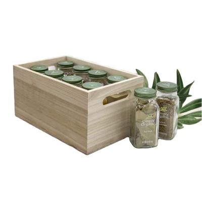 China China Paulownia Wooden Storage Basket Clothes Toys Stationery Storage Box A Dirty Box Large Suitable For Bedroom for sale