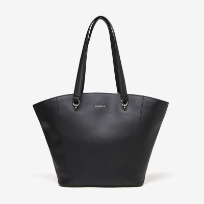 China Fashion Manufacturer Vegan Ladies Large Capacity Shoulder Bags Women Laptop Leather Tote Bag for sale