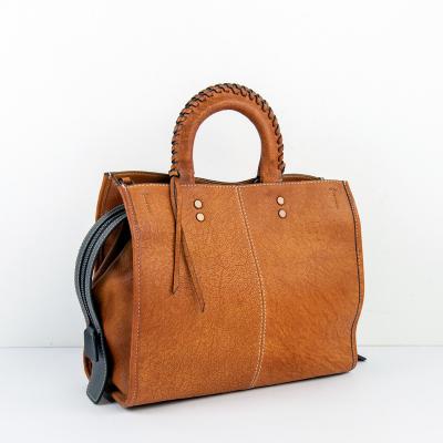 China Vintage Vintage Vegetable Tanned Leather Hand Branded Bags Luxury Women for sale