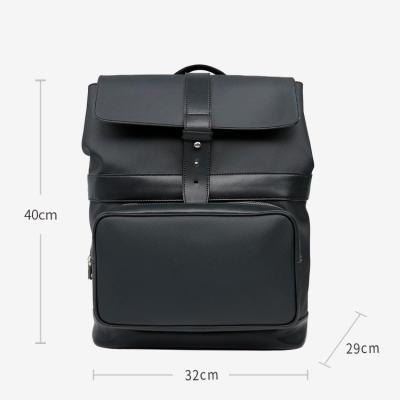 China Water Resistant Factory Vintage Stylish Leather Men's Backpacks for sale