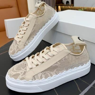 China High Quality Platform Sneakers Casual Luxury Brand Women Flats Summer Fashion Trend Lace Sneakers New Mesh Walking Shoes Breathable For Female for sale