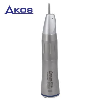 China Metal Inner Water Straight Low Speed ​​Dental Handpiece With LED Optical Fiber For Surgical Implant for sale