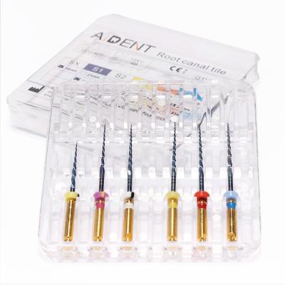 China Blue Metal Rotary Endo Folders NITI Folders 25mm Endo Rotary Folders SX-F3 Metal Blue Heat Activation Endo for sale