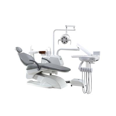 China New Design Good Price Metal Dental Chair Set With Led Lamp for sale