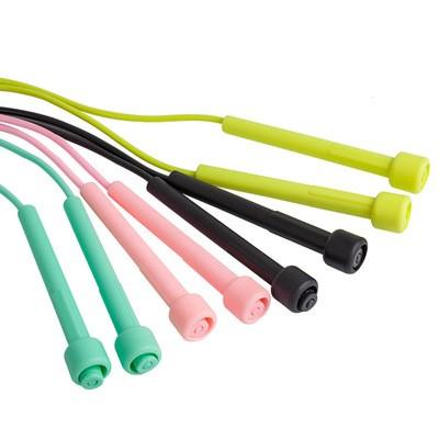 China Gym And School Color Plastic PVC Jumping Grips For Adjustable Jump Grip Speed ​​Fitness Jump Rope for sale