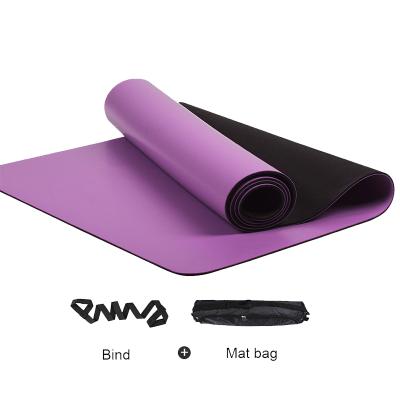 China Custom Made Home Yoga Pilates Fitness Exercise Indoor Sports Gym Durable PU Yoga Mat Waterproof Washable Anti-Slip Mat for sale