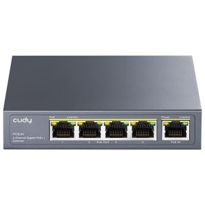 China POE Cudy 4 Port Gigabit PoE Extender, 10/100/1000Mbps, 4 Channel PoE Repeater, PoE Amplifier, Wall-mount, PoE40 for sale