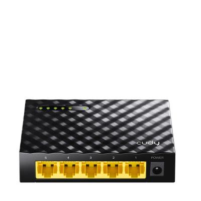 China Cudy 5 Port 10/100/1000Mbps Gigabit Ethernet LAN Switch, GS105D, OEM 1Gbps for sale