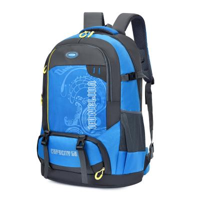 China Waterproof Waterproof Light Weight Shape Large Capacity Sports Backpack For Men Women Outdoor Travel Hiking Bag Camping Mountaineering Bag for sale