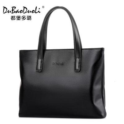 China PU Briefcase Handbag Custom Logo Shoulder Portable Laptop Business Travel Messenger For Men Bag Light Style Soft Briefcase for sale