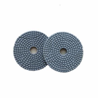 China Marble Granite Stone Tool Edge Diamond 3 Step Wet Polishing Pads for sale