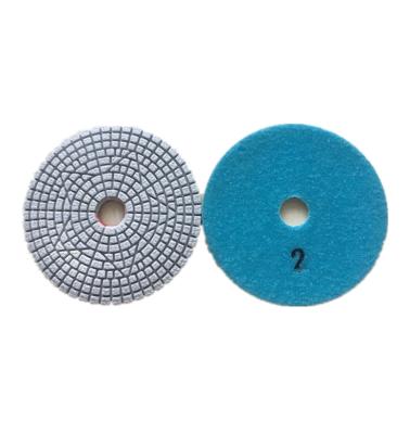 China Marble 4 Inch Diamond Marble Granite Polishing Wet Polish Pads for sale