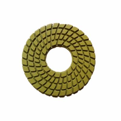 China 10 Inch Wet Grinding Diamond Polishing Pad Stone Granite Marble Stone for sale