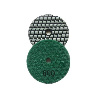 China Do not defile China to promote new nano technology 100mm flexible Diamond Dry Marble Polishing Pads for sale