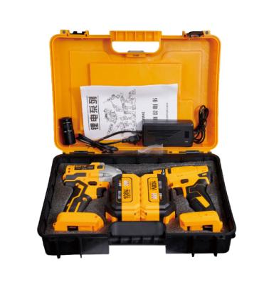 China Repair OEM Logo 36V Electrician Tools 1/2 13mm Impact Wrench Brushless Impact Power Drills Box for sale