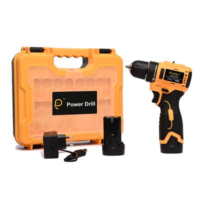 China Home Tool Kit Plastic Electric Lightweight Screwdriver 16V Multifunctional Cordless Power Drills for sale