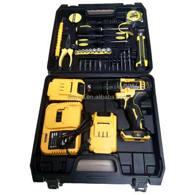 China Repair OEM Tool Kit Electric Cordless Screwdriver 18v/21v 13mm Battery Impact Power Craft Drill for sale