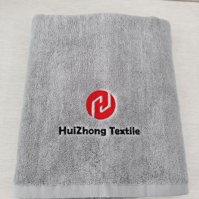 China Child Safe Wholesale Personalized Customization Embroider Logo Cotton 100% Spa/Hotel/Hot Spring Thick Bath Towels For Men for sale