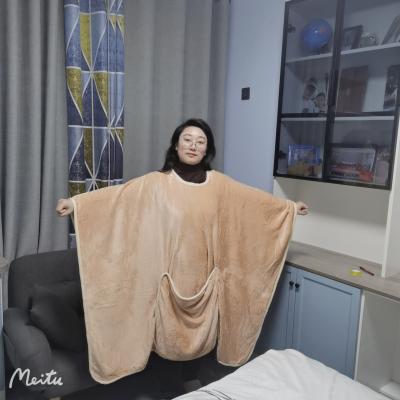 China Warm And Cozy And Ply Thermal Flannel Travel Airplane Blanket And Sofa Blanket / Other Blankets For Winter for sale