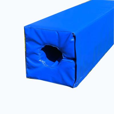 China Oxford/pvc+Epe Foam EPE Foam PVC Leather Square Round Pole Padding for School Gym Grappling Pole Pad for sale