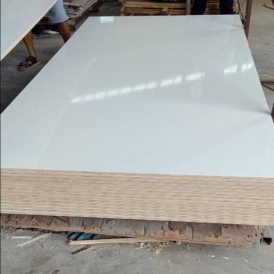 China Melamine Moisture Proof Melamine Board Waterproof High Gloss MDF Plywood for sale