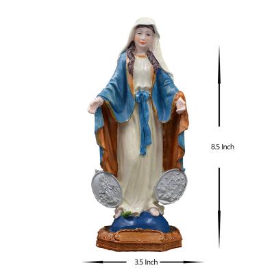 China Europe Christmas Gifts Fall Decor For Virgin Mary Home Catholic Statues Jesus Religious Born Decoration for sale