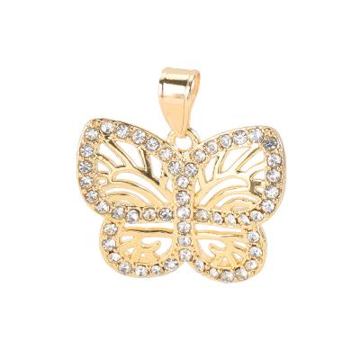 China Religious Wholesale Butterfly Necklaces 18k Gold Plated Religious Pendants for sale