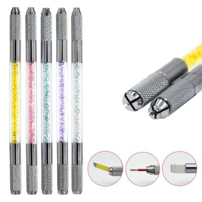 China Hot Sales Premium Microblading Permanent and Manual Beautiful Tattoo Pen Permanent Makeup Eyebrow Pen Microblading Eyeliner Pen for sale