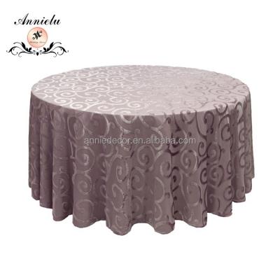 China Durable Wholesale Purple Velvet AL18-TC004 Wedding Tablecloth for sale