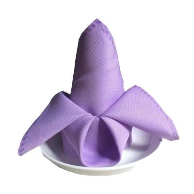 China Modern wholesale 100%polyester table napkins for wedding party events for sale