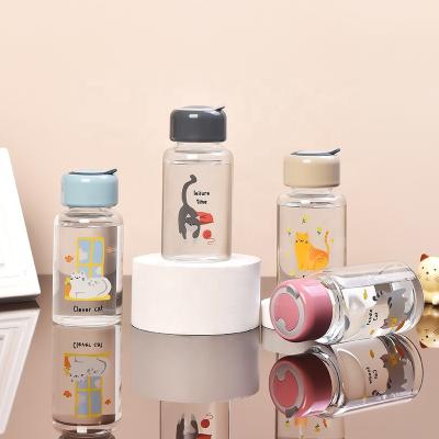 China High Quality Viable Manufacturer Customized Borosilicate Glass Professional Water Bottle For Kids for sale