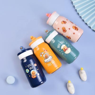 China PORTABLE Cute Cartoon Style 8-12 Hours Stainless Steel Thermos Flask 304 Vacuum Insulation 360ml Insulated Thermal Bottle for sale