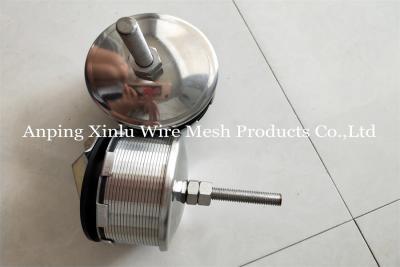 China Double Flow Johnson Wedge Wire Hastelloy C Filter Nozzle 300PSI  With Screw M10 for sale