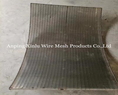 Cina Wedge Wire Johson Sieve Bend Screen For the Starch Industry With 5x20mm Frame in vendita