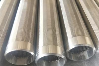 China 304 Stainless Steel Screen Pipe 114mm V Wire Threaded Coupling Pipe à venda