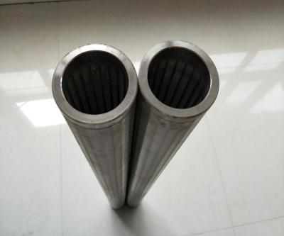 China 89mm SS Strainer Filter Customized Continuous Slot Well Screen for sale