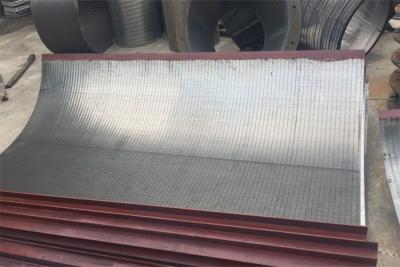 Cina Maglia della griglia da vagliare di elaborazione minerale SS316L di Johnson Static Wedge Wire Screen in vendita