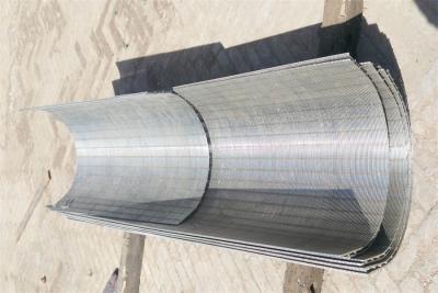 China Profile Wedge Wire Wastewater Drum Screen Arc 120 Degree Non Clogging for sale