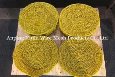 China Yellow Plastic Double Loop Tie Wire 380mpa 16GA SAE1008 PVC Coated Rebar Twin Loop Binding WIre for sale