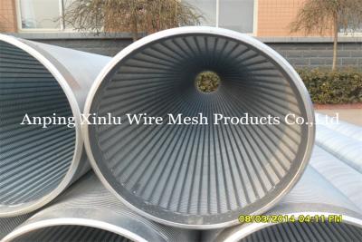 Chine Tamis de puits abyssinien de Johnson Vee Wire Welding Galvanized Pipe/fente de 0,05 - de 50mm à vendre