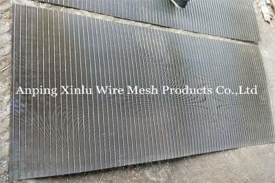 China Stainless Steel Wedge Wire Grates 2x1.2m Welded Drying Equipment for sale